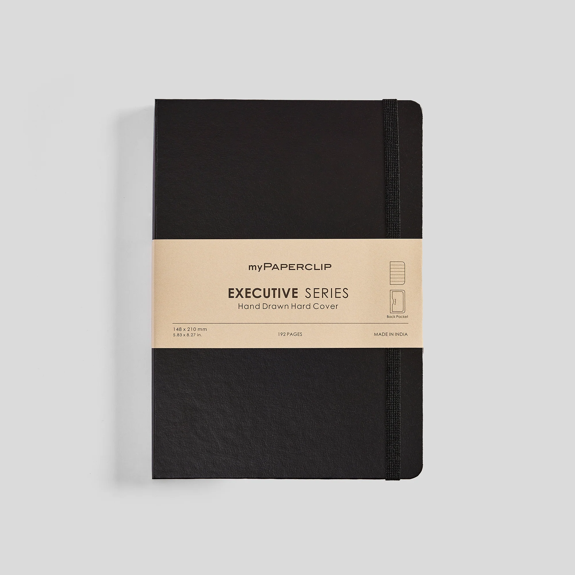 Executive Series Notebook (Hard Cover) - A5 (With Back Pocket) - Image 4